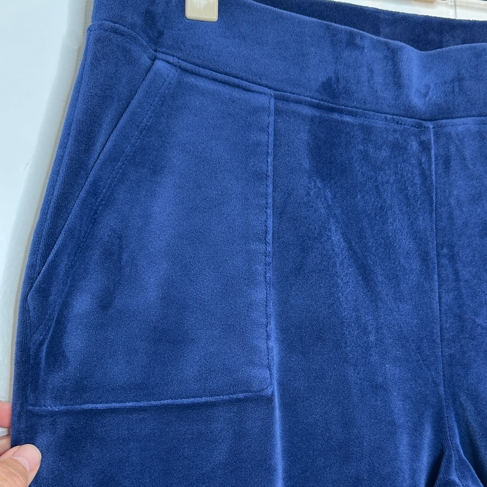 Juicy Couture Royal Blue Velour Wide Leg Pants - Picture 10 of 10